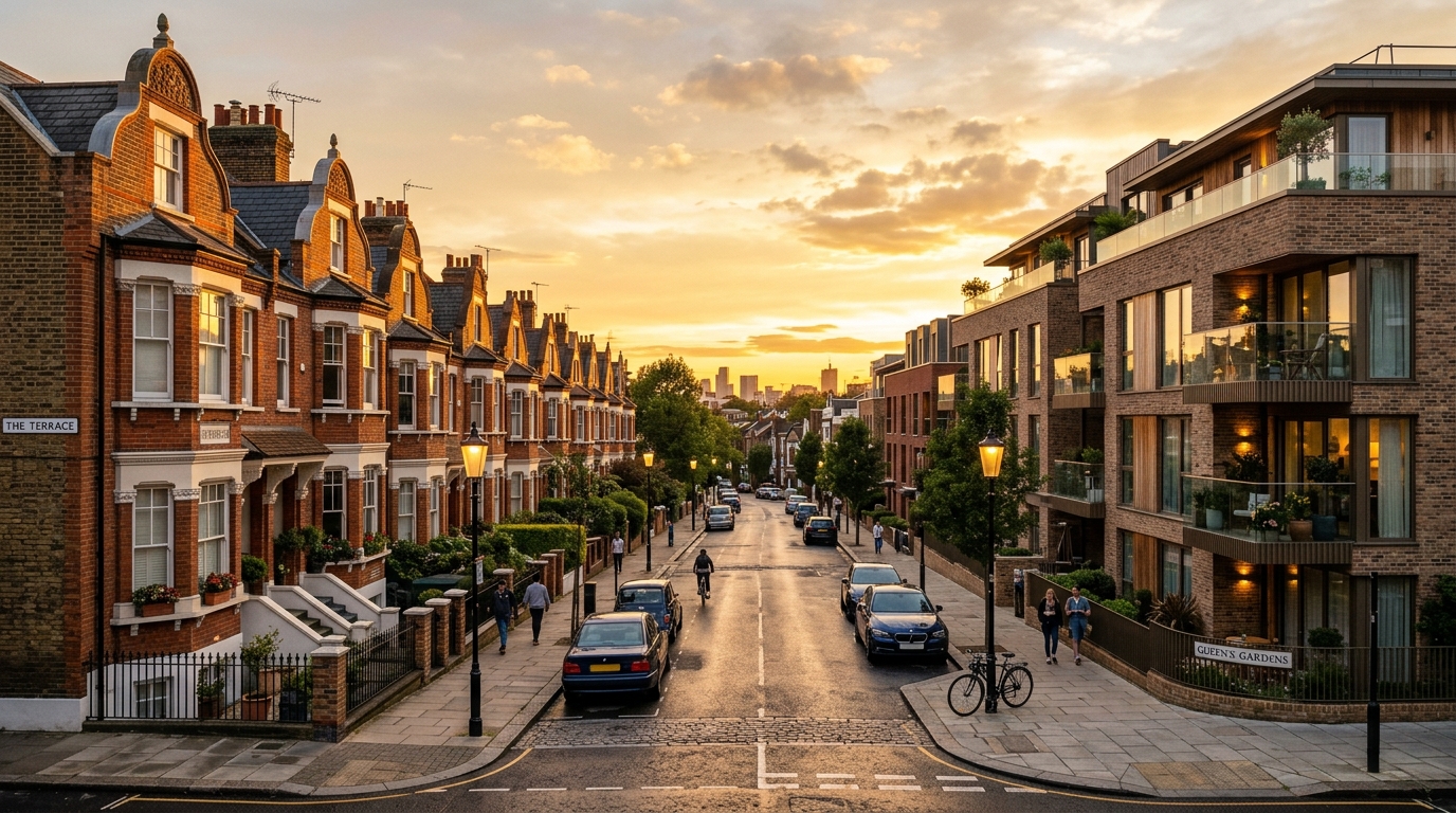 British Architectural Streetscape
